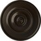 Ekena Millwork Dylar Ceiling Medallion (Fits Canopies up to 6 1/4"), Hand-Painted Stone Hearth, 30"OD x 2 1/4"P CM30DYSHF - alternate 1